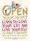 Go to record Open your heart : learn to love your life and love yourself