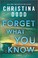 Go to record Forget what you know : a novel